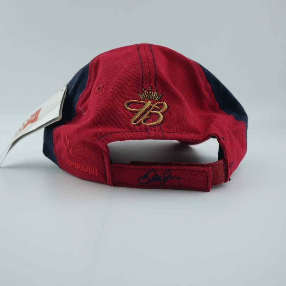 Chase Authentics Budweiser NASCAR‎ Dale Earnhardt Jr 8 Hat Red Navy OSFA Strap